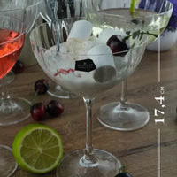COUPE A COCKTAIL KATE OPTIC 6X210ML -CRISTAL DE BOHEME