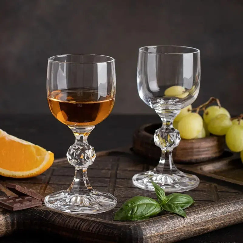 VERRE A SHOTS OU ZRIR 6X50ML STERNA COLLECTION -CRISTAL DE BOHEME