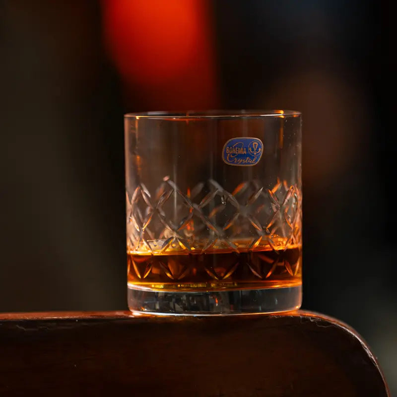 Coffret de 4 verres à whisky PRESTIGE 280ML -Bohemia Taillé