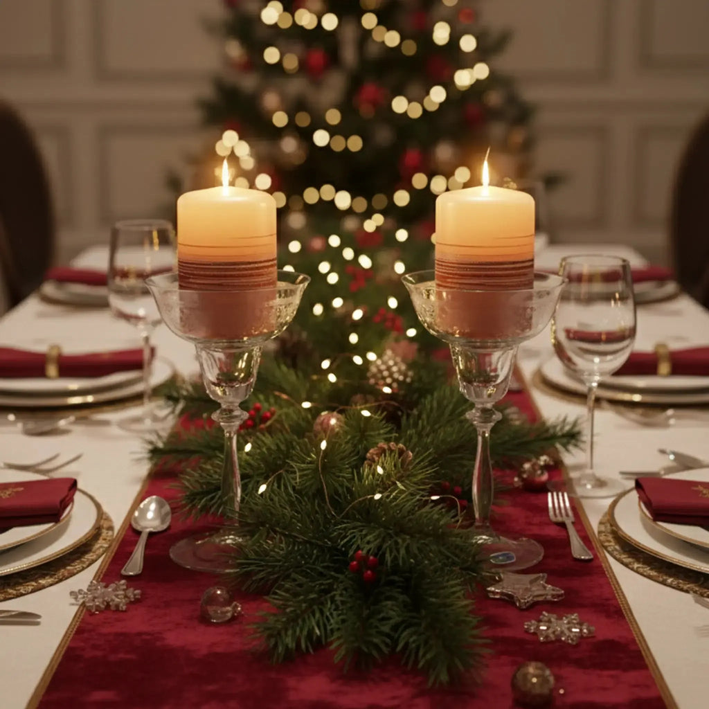 Bougeoir à Pied "Candle-Marga" en Cristal de Bohême - Cristallus