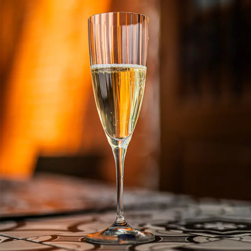 Flûte à champagne 220ML KATE OPTIC -Crystalex