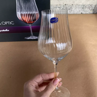 VERRE TULIPA  6X450ML -CRISTAL DE BOHEME