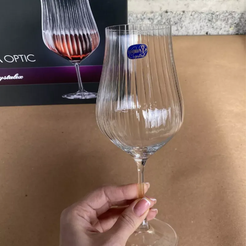 VERRE TULIPA  6X450ML -CRISTAL DE BOHEME