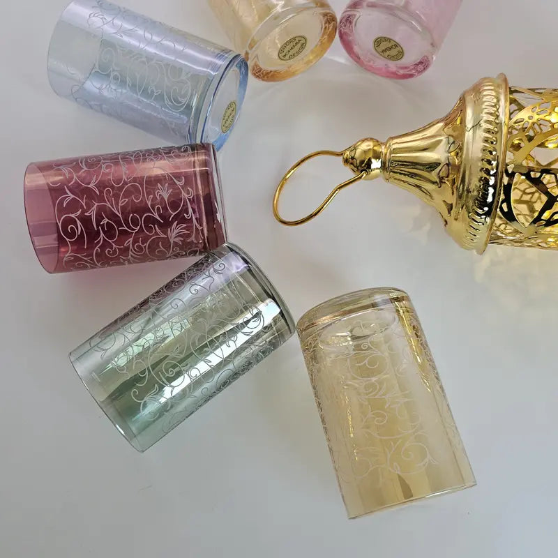 Verre a thé DUBAI 6X150 ml -Cristal de Bohême