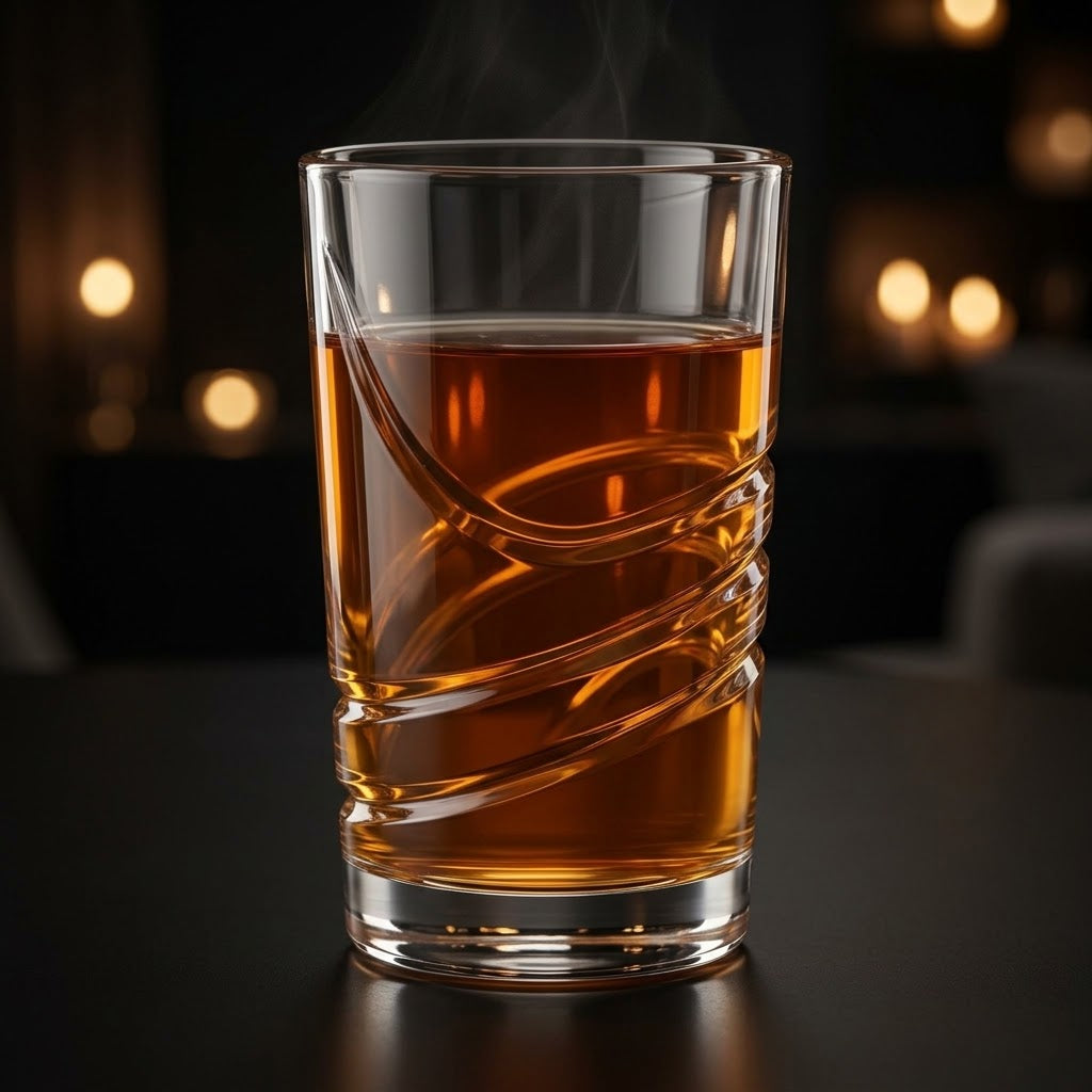 Lot de 6 Verres à Thé Douar 150 ml en Cristal de Bohême