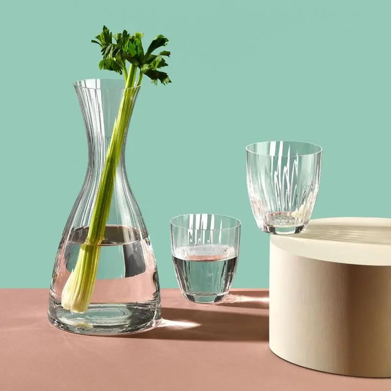 ENSEMBLE D'EAU TROIS PIECES KATE OPTIC -CRISTAL DE BOHEME