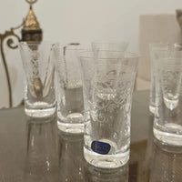 Verre a thé ZAYNA 6X125 ml -Cristal de Bohême