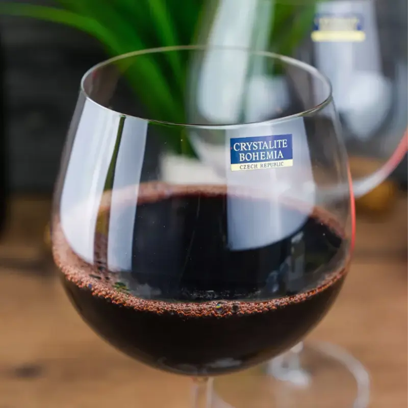 Verres à pied Colibri collection  570 ml x6 - Cristal de Bohême