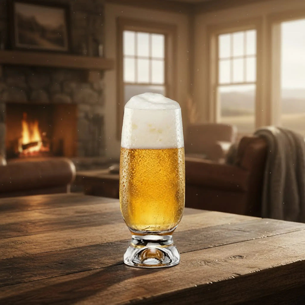 Coffret de 6 verres à bière GINA 350ml en Cristal de Bohême Cristallus