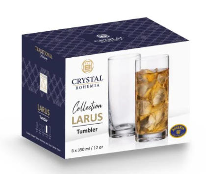 Verres Larus 350ml -Cristal de Bohême
