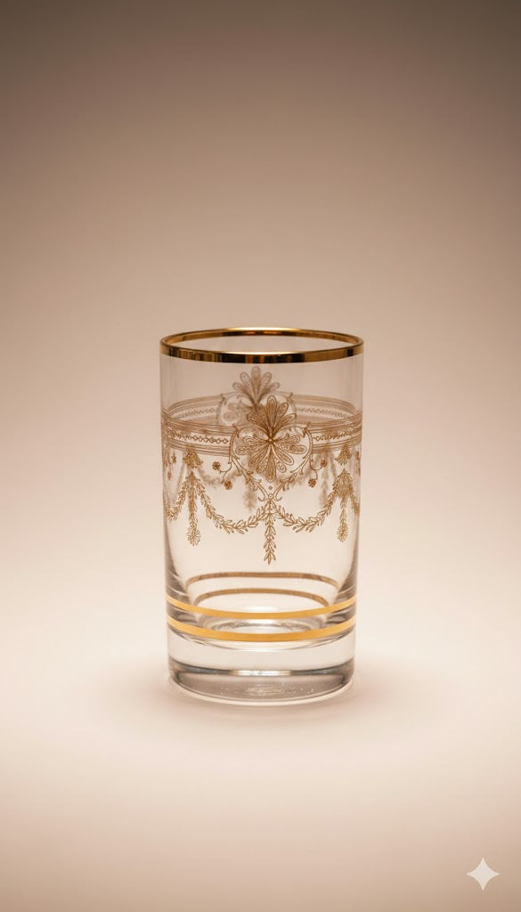 Verre à Thé "Palais Royal" 150ml en Cristal de Bohême