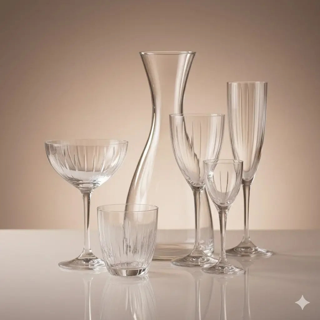 Coffret Prestige Kate 33 Pièces en Cristal de Bohême -Édition - Cristallus