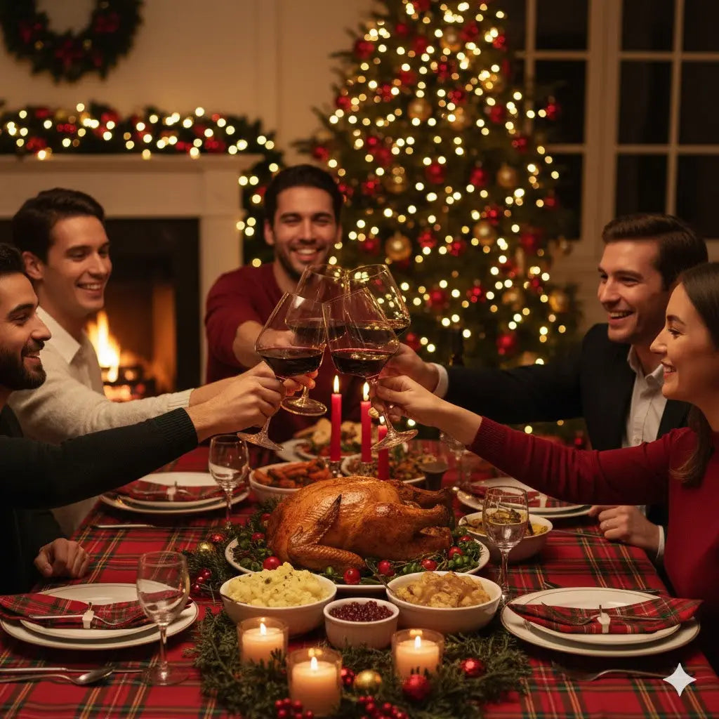 Verre à Vin 6x570ml – Corvus Collection en Cristal de Bohême🎄 Cristallus.tn