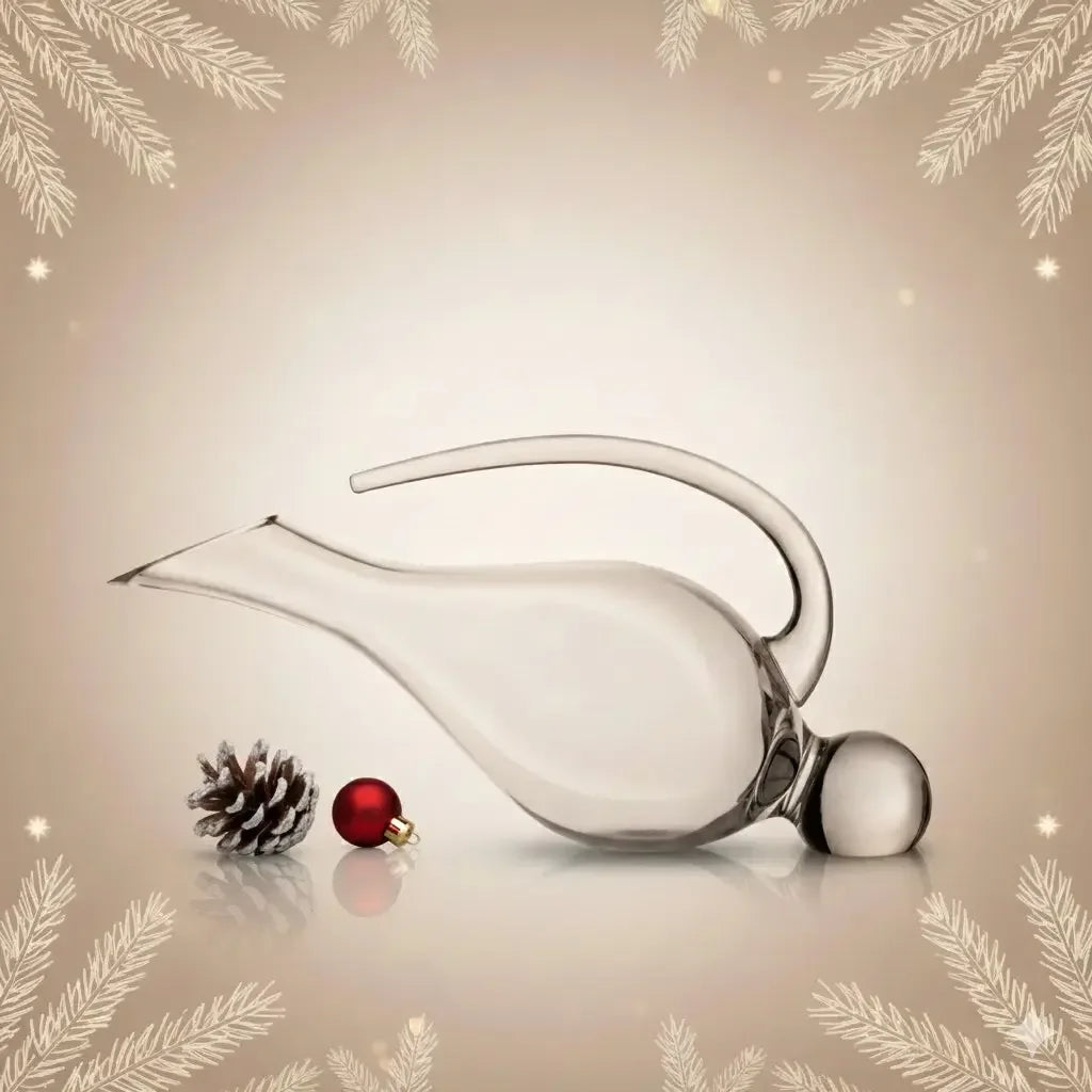 Carafe à Vin Lapin Handmade 1500ml en Cristal de Bohême - Cristallus