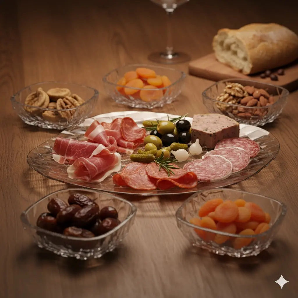 Set de 4 bol de 12cm – Tiny Collection en Cristal de Bohême Cristallus