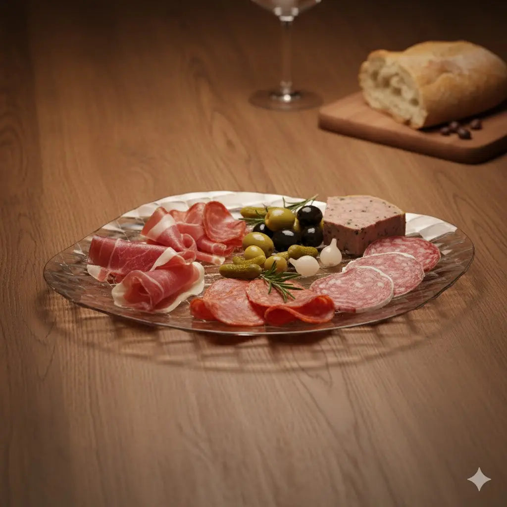 Plat Rectangulaire 28cm – Tiny Collection en Cristal de Bohême Cristallus