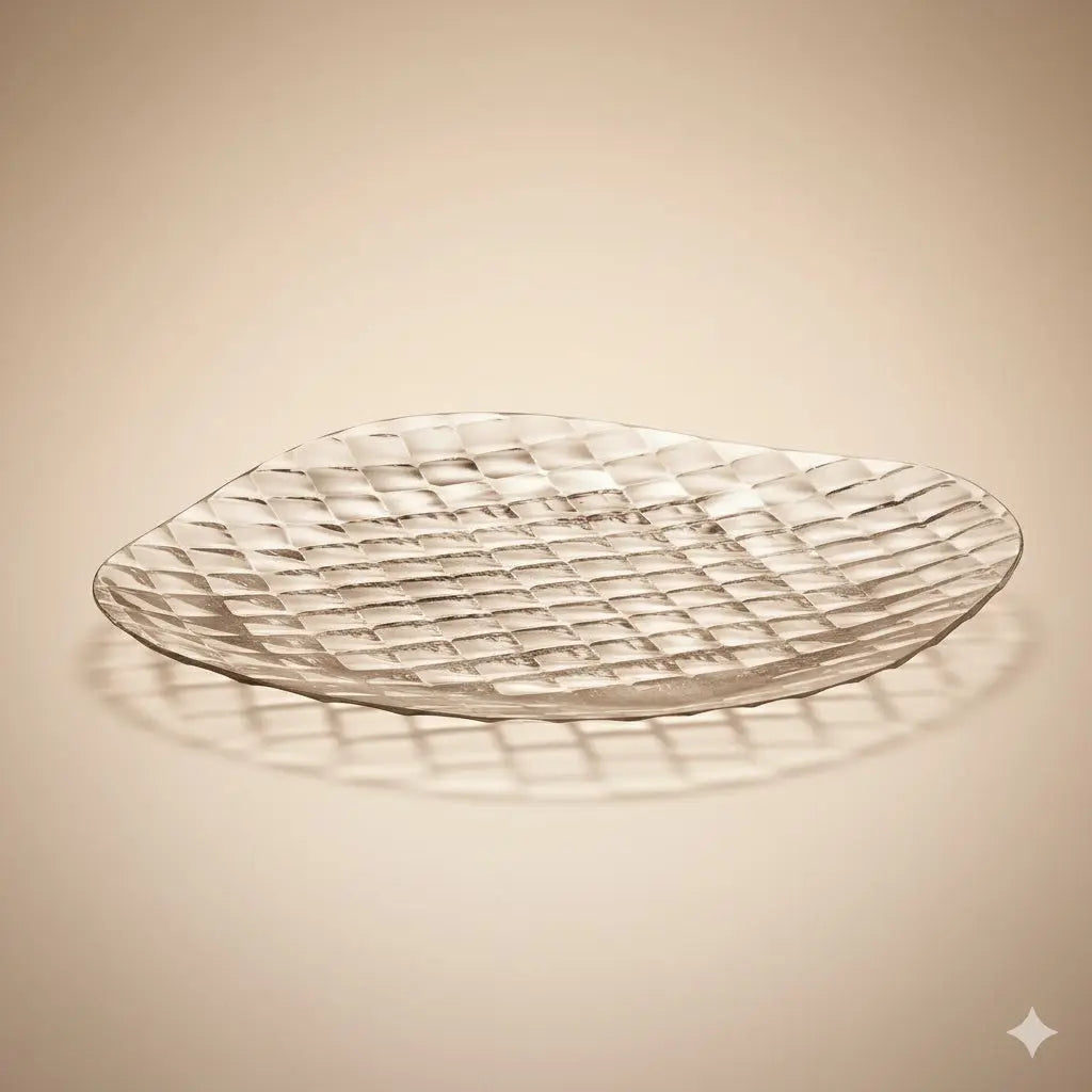 Plat Rectangulaire 28cm – Tiny Collection en Cristal de Bohême Cristallus