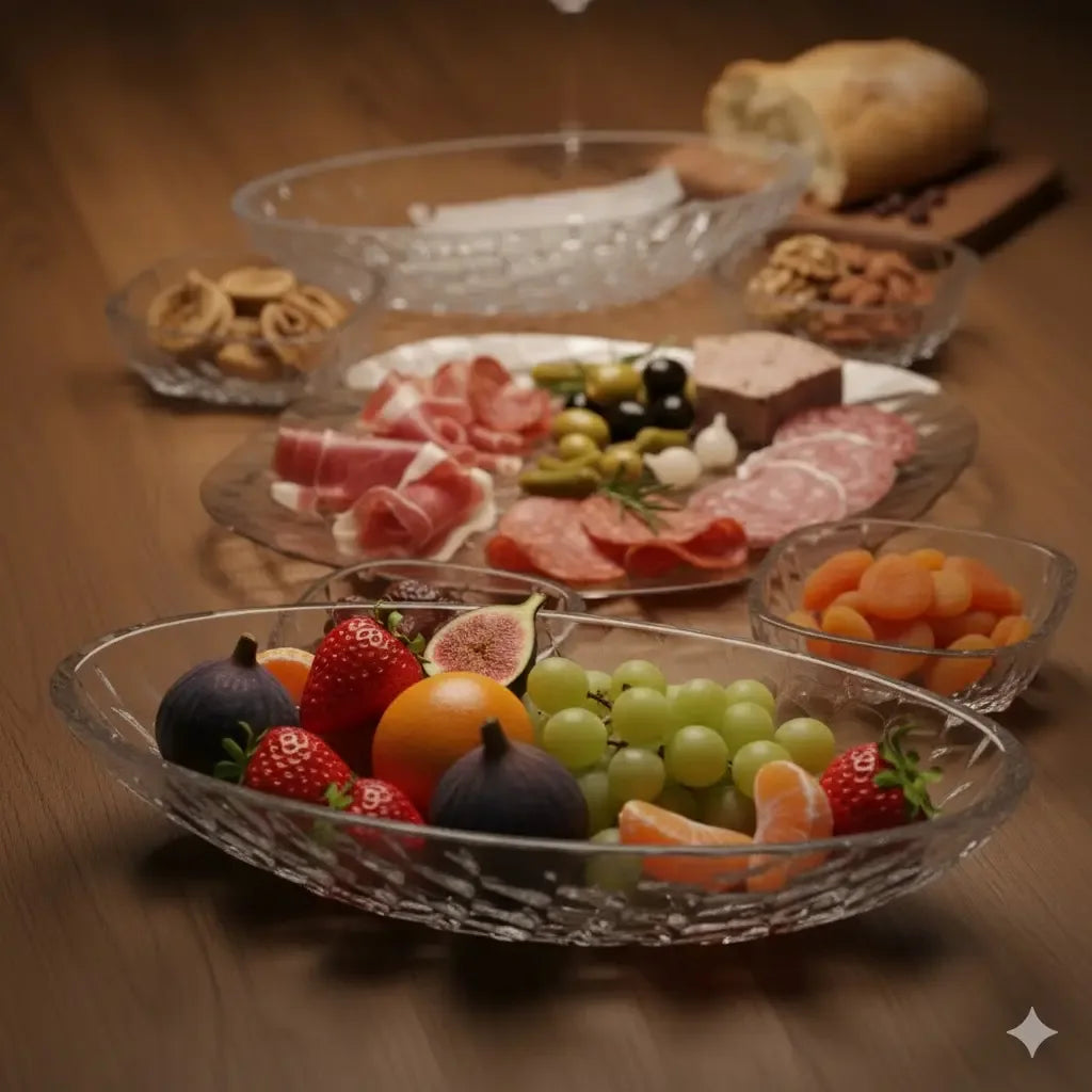 Bol Ovale 32cm – Tiny Collection en Cristal de Bohême - Cristallus