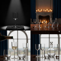 Verre Vicenza 300 ml – Collection Signée Jiří Pelcl | Cristal de Bohême- Set de 6