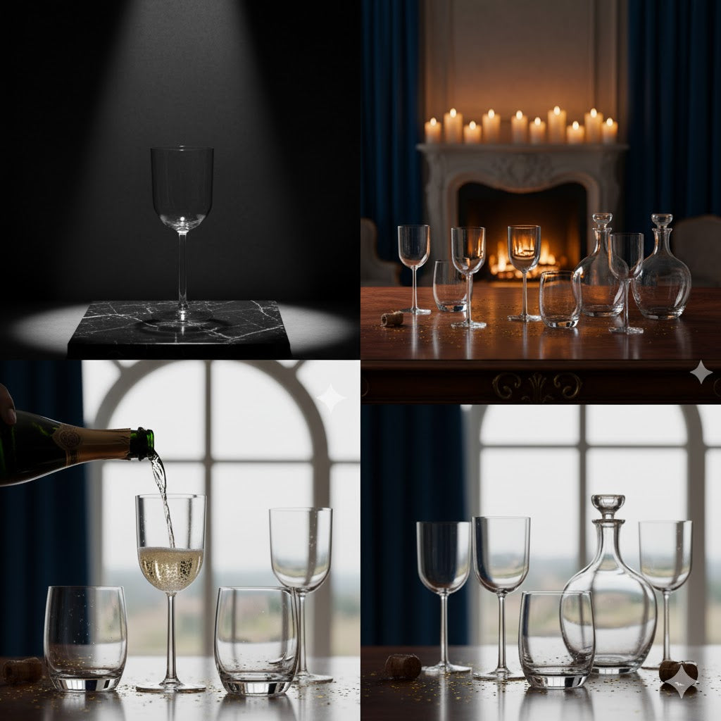 Verre Vicenza 300 ml – Collection Signée Jiří Pelcl | Cristal de Bohême- Set de 6
