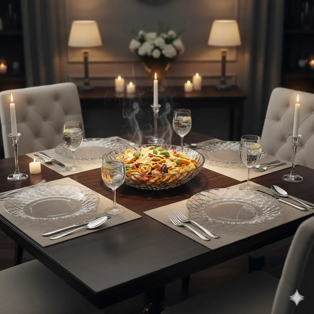 Plat Rond 28cm – Tiny Collection en Cristal de Bohême Cristallus