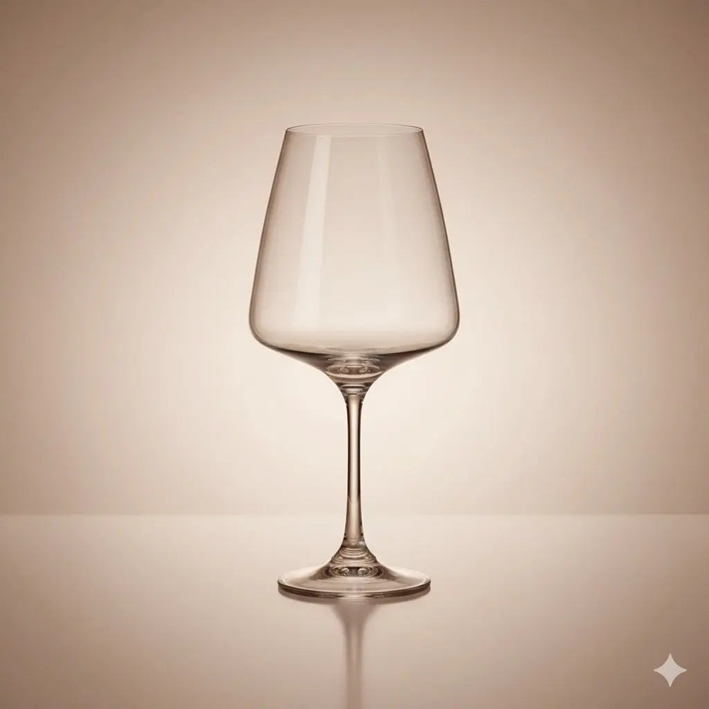 Verre à Vin 6x570ml – Corvus Collection en Cristal de Bohême Cristallus.tn