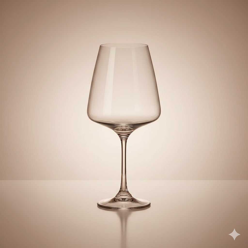 Verre à Vin 6x570ml – Corvus Collection en Cristal de Bohême