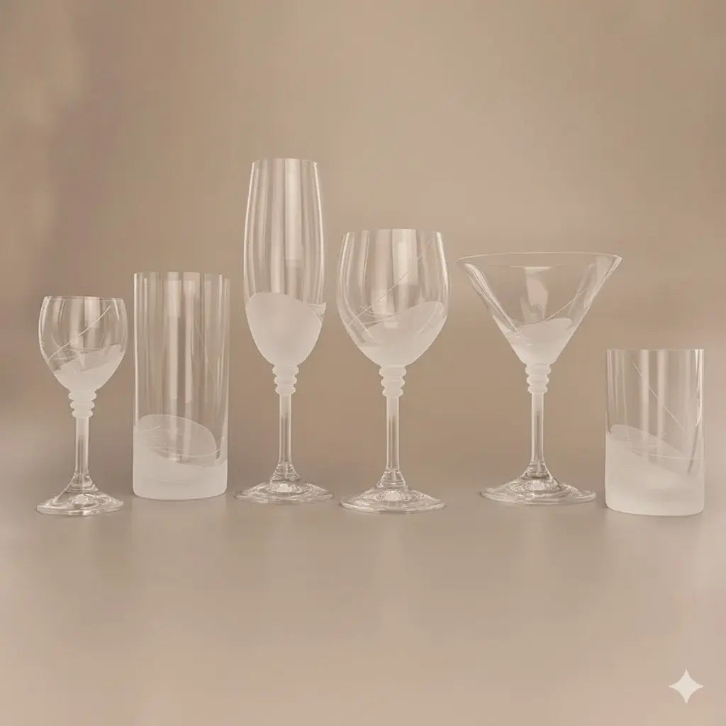Service Blanche Neige – 36 Pièces en Cristal de Bohême Cristallus.tn